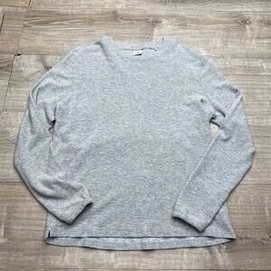 NN07 Sweater Men's XL Cotton Modal Gray Knit Crewneck Minimalist Casual